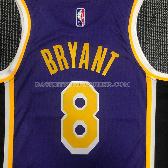 Maillot Los Angeles Lakers Kobe Bryant NO 8 Statement 2021-22 Volet